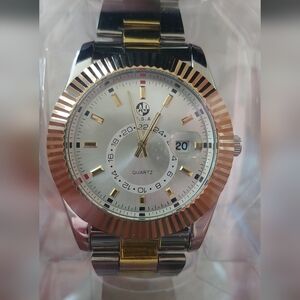 Silver and Gold Quartz Watch